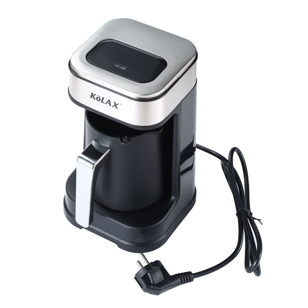 Kafe144 Automatic Turkish & Greek Coffee Machine – 1-4 Cups, Stainless Steel, Includes Cup & Scoop