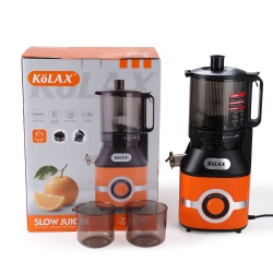 KOLAX  Cold Press Juicer, Juice Extractor Machine with 14CM Extra Large Feed Chute, 800W Slow Masticating Juicer for Whole Vegetables and Fruits, 1.8L Auto-Feed Time-Saver, Easy to Clean