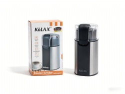 KOLAX Electric Coffee Grinder,600W,50g,Coffee Bean and Spice Grinder, With Heavy-Duty Stainless Steel Grind Blades
