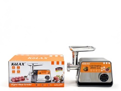 KOLAX Commercial Meat Grinder Electric 3200w LCD Touch Control Heavy Duty Meat Grinders and Sausage Stuffers, Kubbe Kit, with Storage Function for Household Use & Commercial