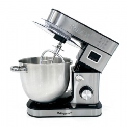 KOLAX LCD Stand Mixer, 12L Extra Large Capacity, 2600W Pure Copper Motor, 6 Speeds with Pulse Function, Operating Noise ≤75dB. Electric vertical mixer for household and commercial use with 12L stainless steel bowl, dough hook, whisk and beater.