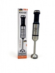 Kolax hand blender, 1000W wired electric hand mixer, equipped with AC motor, maximum speed up to 22000rpm, 4-blade stainless steel cutter, food-grade stainless steel material