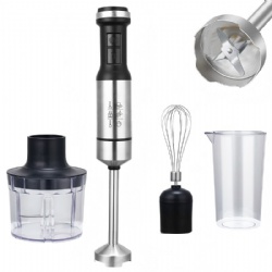 KOLAX Immersion Blender Handheld Corded Hand Blenders Set 1000W, Variable Speed & Turbo 4 in 1 Stainless Steel Stick Emulsifier with Chopper, Whisk & Beaker for Soup, Baby Food, Smoothies