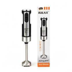 KOLAX Immersion Hand Blender for Kitchen Mixing, Smoothies, Soups, 1000 Watt Powerful, Silver