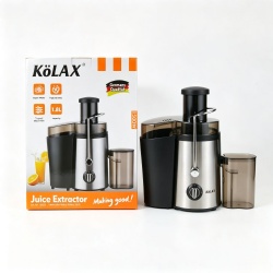 KOLAX Juicer Machine, 800W Centrifugal Juicer Extractor with Wide Mouth Feed Chute for Fruit Vegetable, Easy to Clean, Stainless Steel, BPA-free (Black)