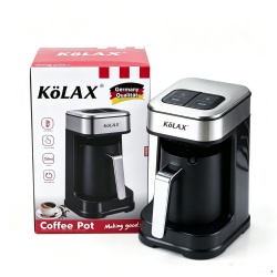 KOLAX Turkish Arabic Greek Coffee Pot Maker 250ml Electric Machine 100% BPA-free  700w with 2 types heating buttons