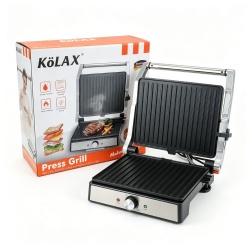 Panini Press, Sandwich Maker, 2200W Stainless Steel Top Surface, undetachable Non-stick Die-cast Aluminium Plates, Upright Storage, Opens 180 degrees